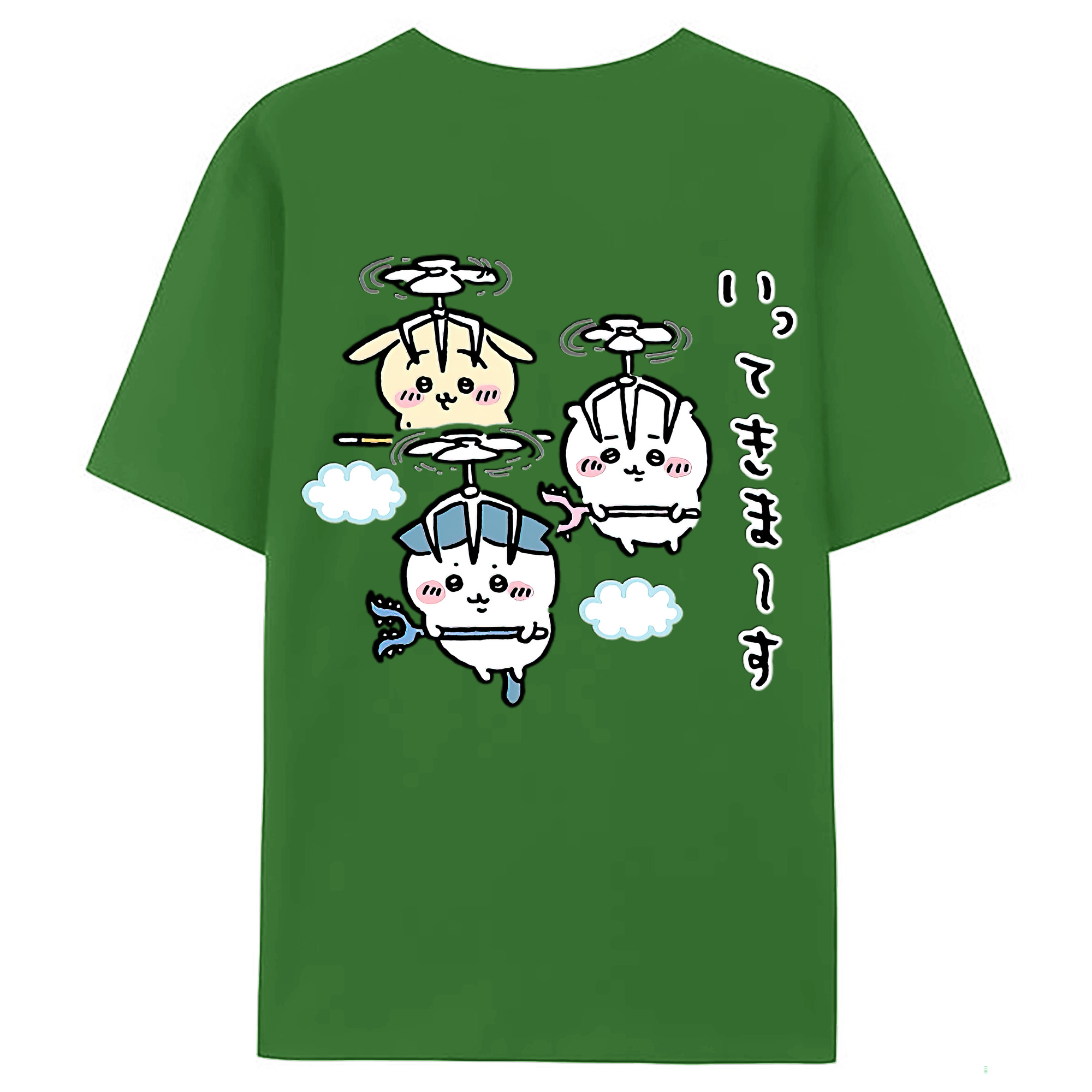 （画像用） ちいかわ ちいかわ Chii-kawa chiikawa レディース半袖Tシャツ(バックプリント)